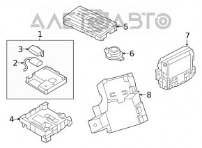 Amplifier Antenna Audi Q7 16-26