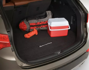 Trunk mat Hyundai Santa FE Sport 13-17 cloth black