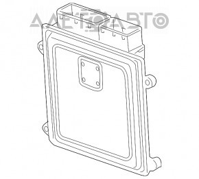 Block ECU engine computer Jeep Compass 11-16 2.0