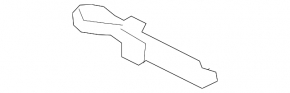 Additional radiator bracket, upper left, BMW 3 G20 19-25 M340i