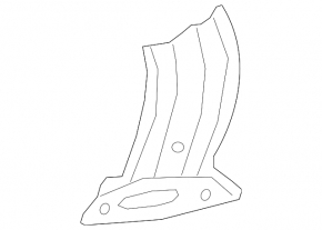 Left wing bracket VW Tiguan 18-21 lower