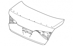 Trunk lid for Honda Civic XI FE/FL 22-23 4d