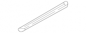 Door sill trim rear right outer Infiniti QX30 17- chrome, scratches