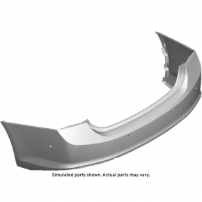 Rear bare bumper Chevrolet Malibu 19 - for parking sensors and park assist