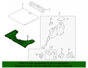 Hyundai Tucson 22-25 2.5L Trunk Tray