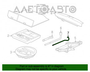 Jack handle Honda HR-V 16-22