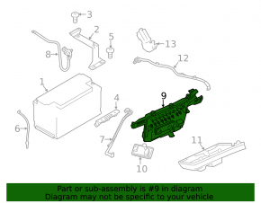 Battery distributor Porsche Panamera 10-16