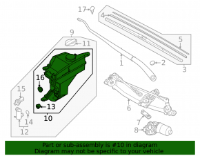 Kia EV6 22-24 Windscreen Washer Reservoir