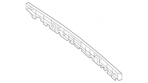 Rear bumper central bracket Mercedes W246 B250e 16-17