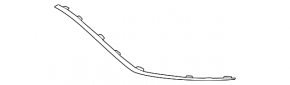 Front bumper molding lower left Mercedes EQE-class V295 23-25 AMG pkg