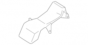 Battery air duct Lexus GS450h 07-08 No. 5