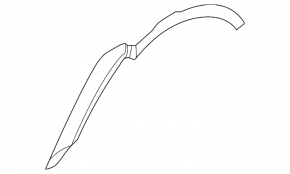 Rear right fender arch trim for Land Rover Range Rover Evoque 12-18