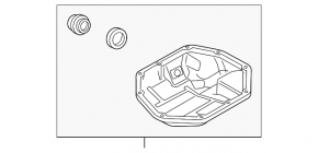 Oil pan Nissan Sentra 13-18 1.8 MR18DE