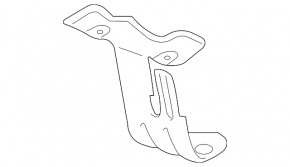 Right air filter housing bracket for BMW X5 F15 16-18 plug-in