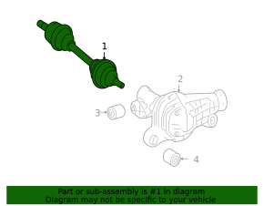 Front right axle shaft for Mercedes X164 GL W164 ML