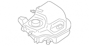 Expansion tank for BMW 5 G30 17-23 M5, M8, Main tank