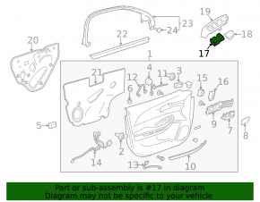 Front left window lift control Chevrolet Malibu 13-16