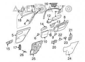 Mercedes W221 rear right window lift control