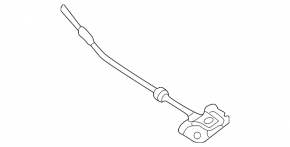 Front handbrake cable for Nissan Kicks 18-25