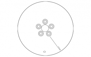 Wheel disk R17 X 7.5J Lexus GS350 08-11
