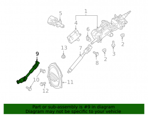 Lower steering joint Lexus LX570 08-11