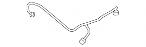 Cooling pipe return tank-head Audi Q7 17-19 3.0T