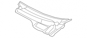Windscreen wiper grille plastic left Mini Cooper Clubman R55 07-14