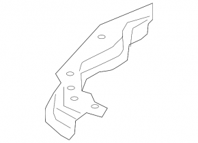 Right eyelash TV bracket for Toyota Prius 50 16-22
