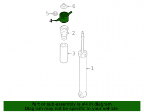 Shock absorber support rear left Kia Niro 17-19 HEV, PHEV