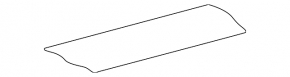 Trunk floor front part Toyota Rav4h 16-18 black