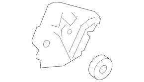 Rear left door lock Lexus UX200 UX250h 19-