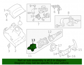 Steering column switch left Mitsubishi Eclipse Cross 18-24