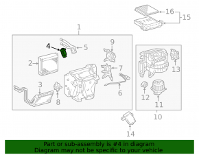 Lexus GX470 03-09 Air Conditioner Heater Valve
