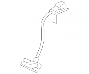 Right rear seat folding lever for Hyundai Elantra 21-23 with lock
