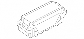 Airbag passenger in the dashboard Audi A4 B9 17-25
