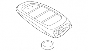 Key Kia K5 21-22 4 buttons