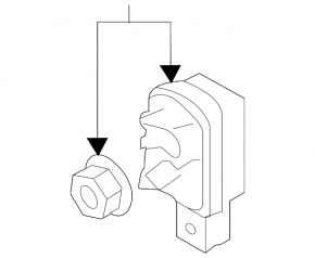 Airbag sensor door left Subaru Impreza 17-23 GK