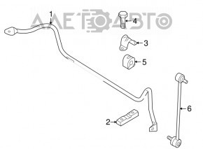 Front stabilizer link Mazda 3 03-08 BK