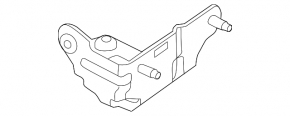 ABS Bracket Ford Explorer 16-19
