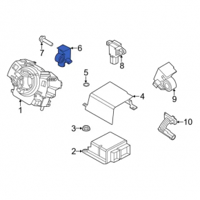 Airbag sensor front left Ford Explorer 20- on TV