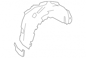 Front right mudguard Ford Explorer 20-