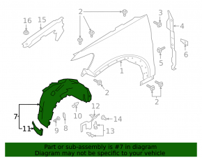 Front right mudguard Ford Explorer 20-