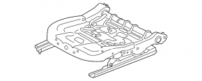 Driver's seat tilt motor for Jaguar F-Pace X761 17-20