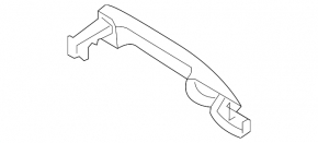 Door handle outer rear left Mazda 6 18-21