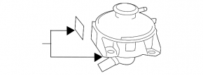 Honda Clarity 18-21 usa inverter expansion tank small