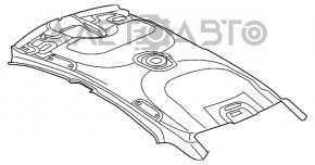Dodge Dart 13-16 gray headliner for sunroof