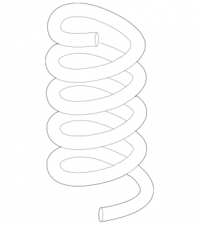 Front left spring Mercedes W211 E350