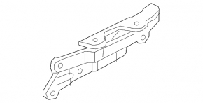 Trunk lid hinge right Chevrolet Camaro 16- coupe