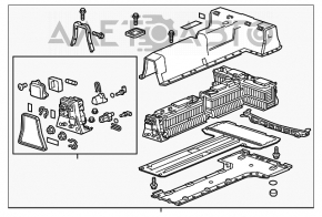 Chevrolet Volt 11-12 16 kW Silver VVB Battery Assembly