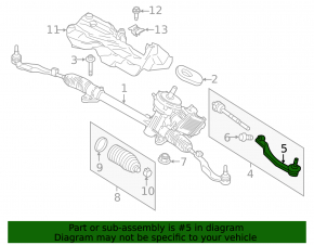 Steering tip right Mini Cooper F56 3d 14-